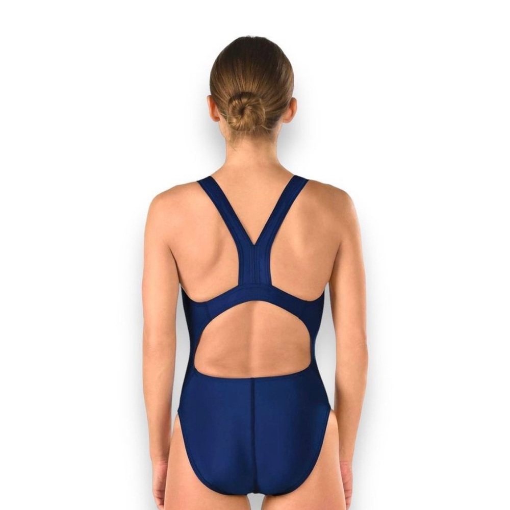 SPEEDO Solid Super Proback One Piece in Navy Size 8 🎉Host Pick 🎉 - Picture 2 of 9